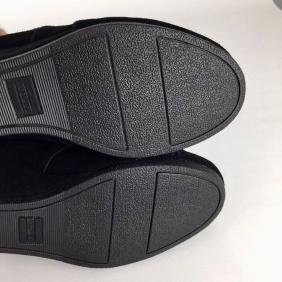 Toms Desert Wedge Black Suede Lace Up Ankle Boots 8.5 - Picture 14 of 16